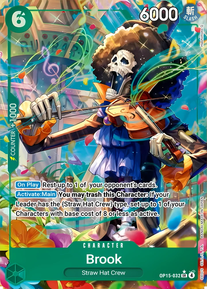 Brook (OP15-032_p1) Alt Art One Piece card
