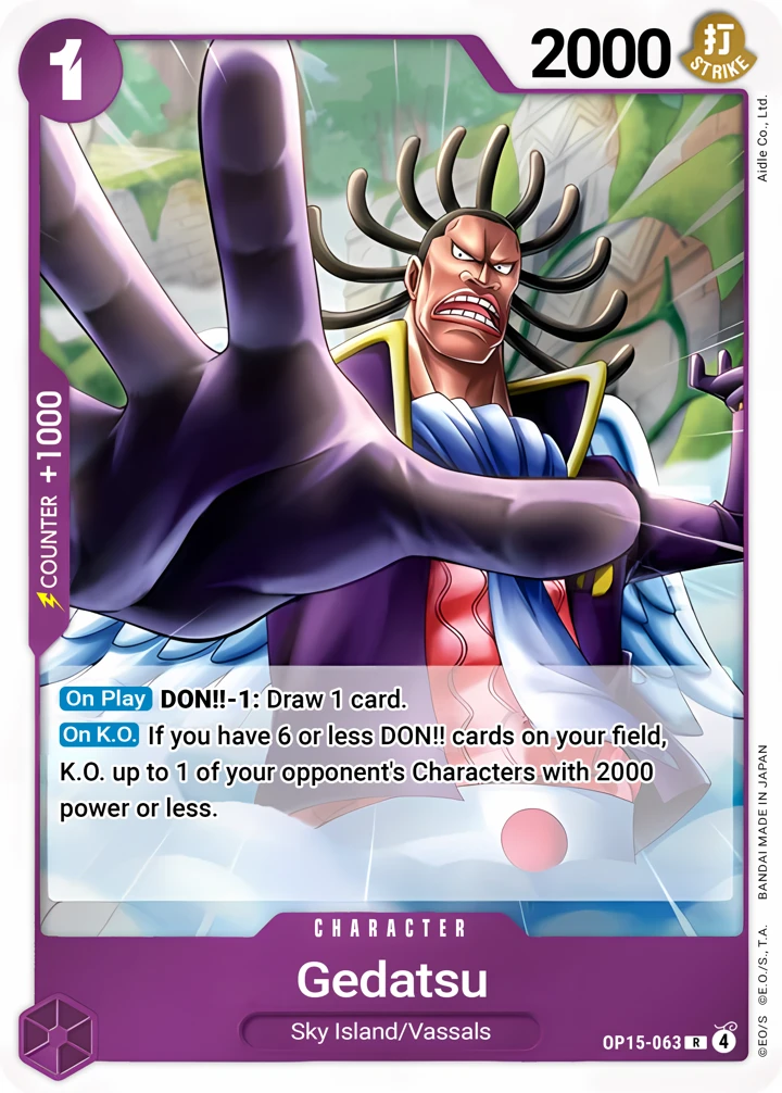 Gedatsu (OP15-063) One Piece card