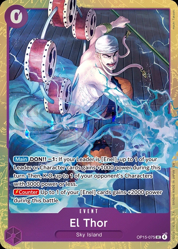 El Thor (OP15-075_p1) Alt Art One Piece card