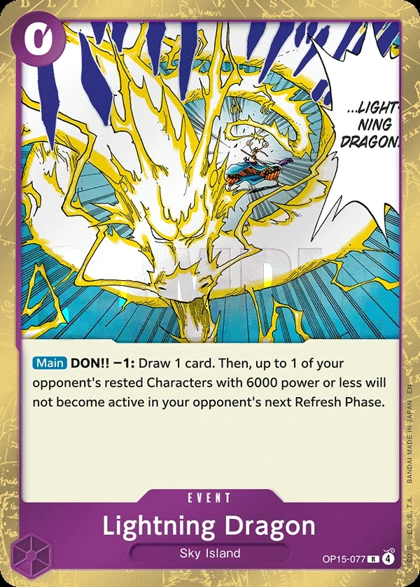 Lightning Dragon (OP15-077) One Piece card