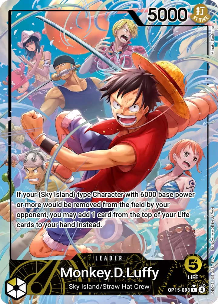 Monkey.D.Luffy (OP15-098_p1) Alt Art One Piece card