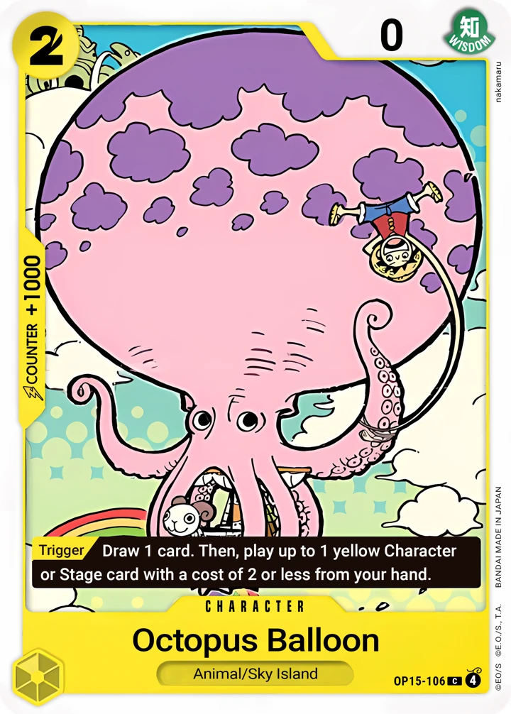 Octoballoon (OP15-106) One Piece card