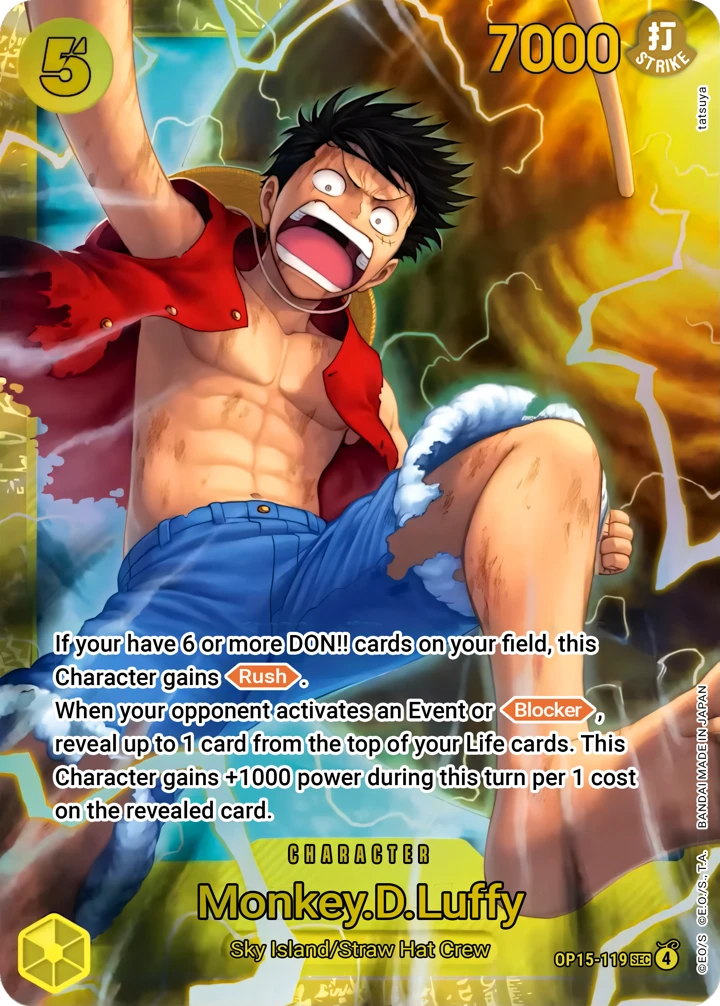 Monkey.D.Luffy (OP15-119) One Piece card