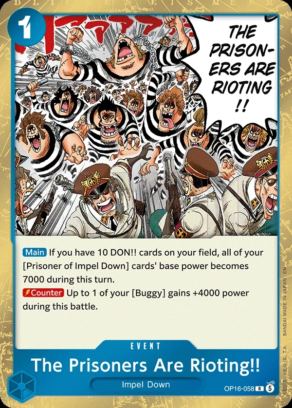 The Prisoners Are Rioting!! (OP16-058) One Piece card