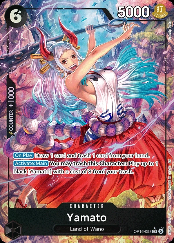 Yamato (OP16-098_p1) Alt Art One Piece card