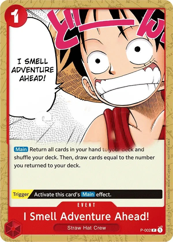 I Smell Adventure!!! (P-002) One Piece card