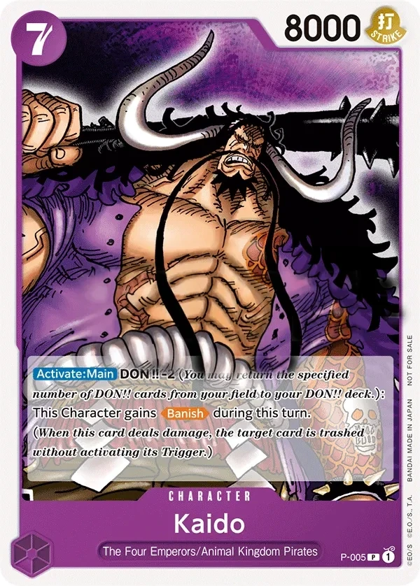 Kaido (P-005) One Piece card