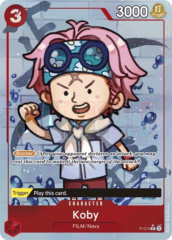 Koby (P-014_p3) Alt Art One Piece card