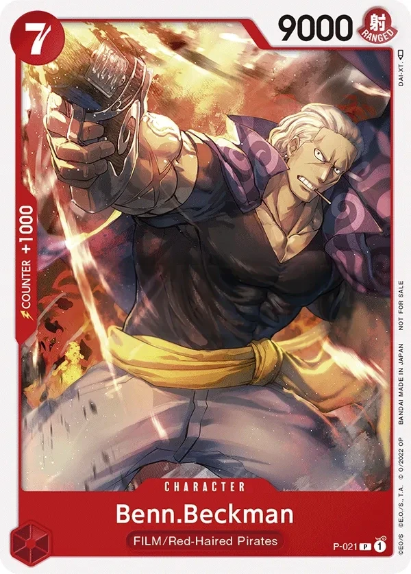 Benn.Beckman (P-021) One Piece card