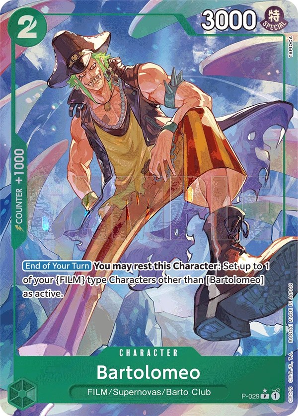 Bartolomeo (P-029_p4) Alt Art One Piece card