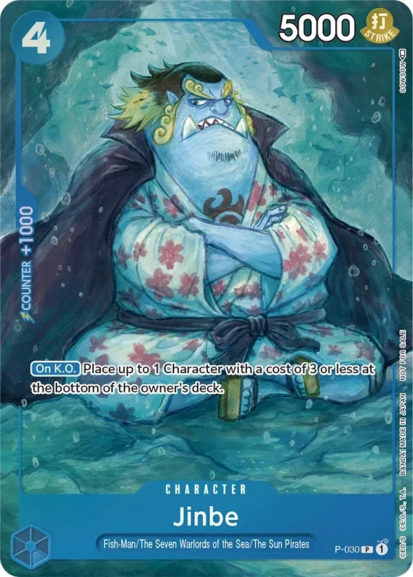 Jinbe (P-030) One Piece card
