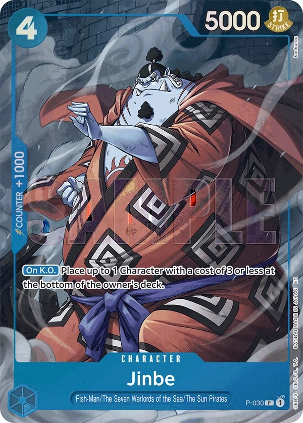Jinbe (P-030_p2) Alt Art One Piece card
