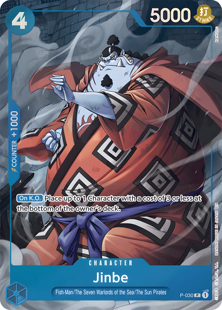 Jinbe (P-030_p3) Alt Art One Piece card