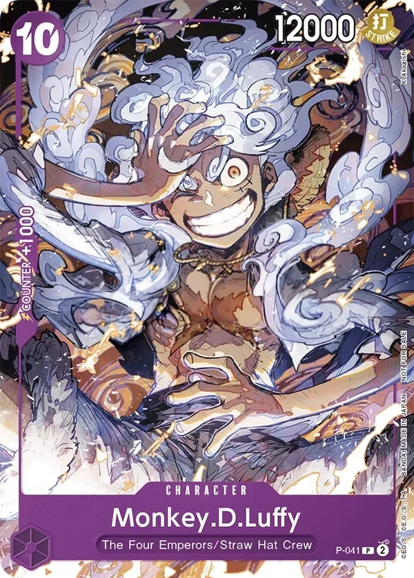 Monkey.D.Luffy (P-041) One Piece card