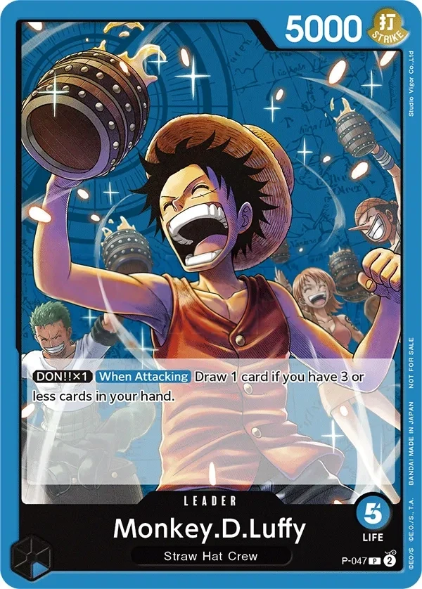 Monkey.D.Luffy (P-047) One Piece card