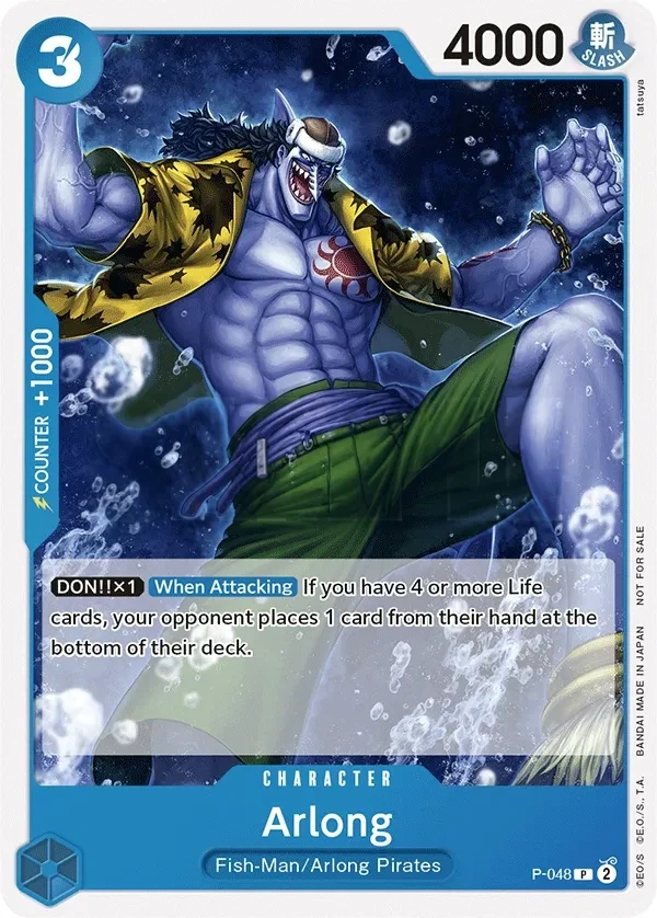 Arlong (P-048) One Piece card