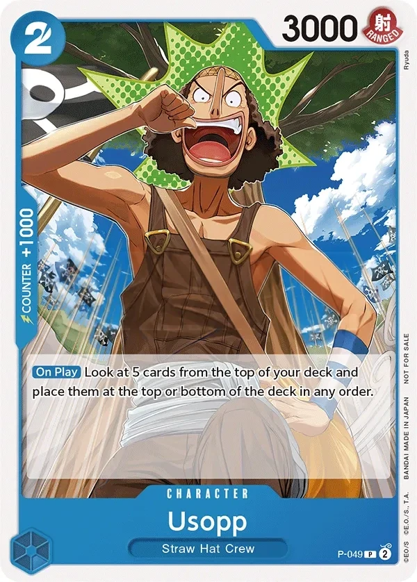 Usopp (P-049) One Piece card