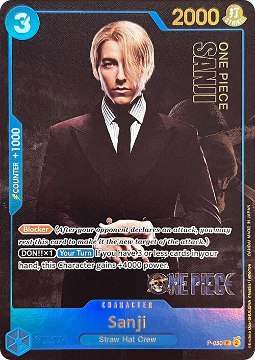 Sanji (P-050_p1) Alt Art One Piece card