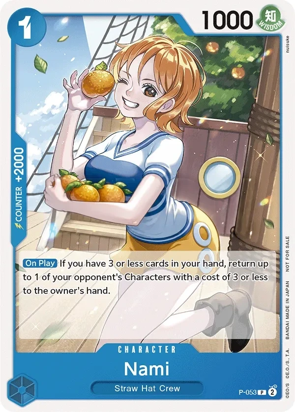 Nami (P-053) One Piece card