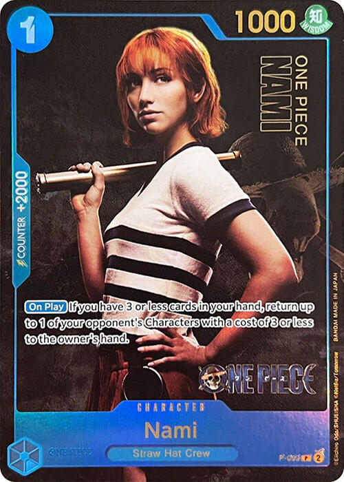 Nami (P-053_p4) Alt Art One Piece card