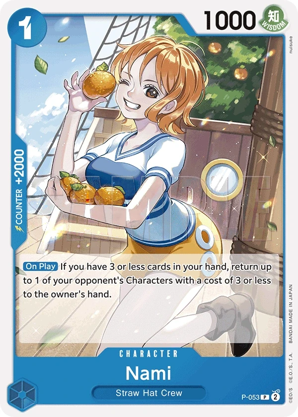 Nami (P-053_r1) Reprint One Piece card