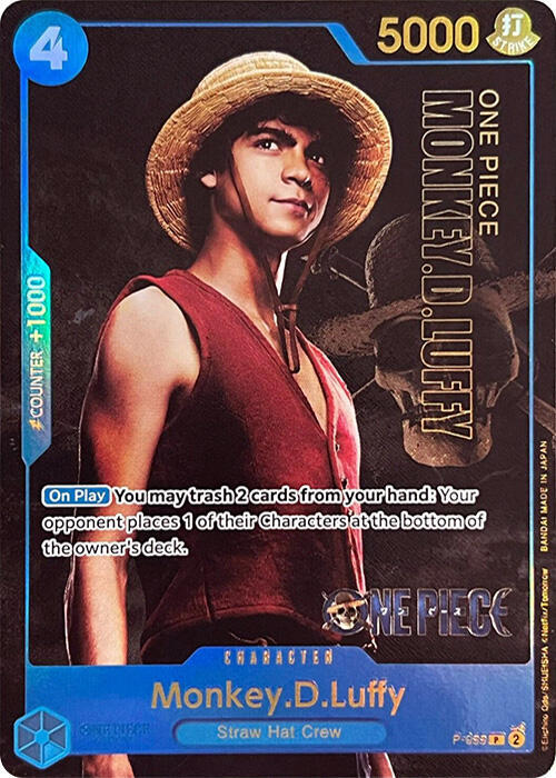 Monkey.D.Luffy (P-055_p4) Alt Art One Piece card