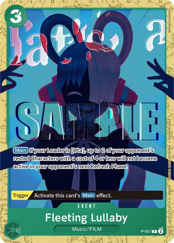 Fleeting Lullaby (P-057) One Piece card