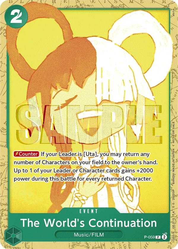 The World's Continuation (P-059) One Piece card