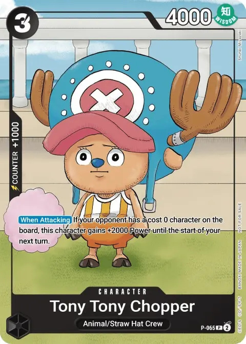 Tony Tony.Chopper (P-065) One Piece card