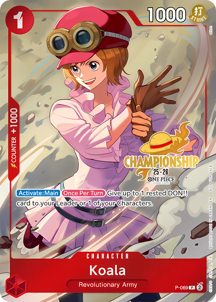 Koala (P-069_p1) Alt Art One Piece card