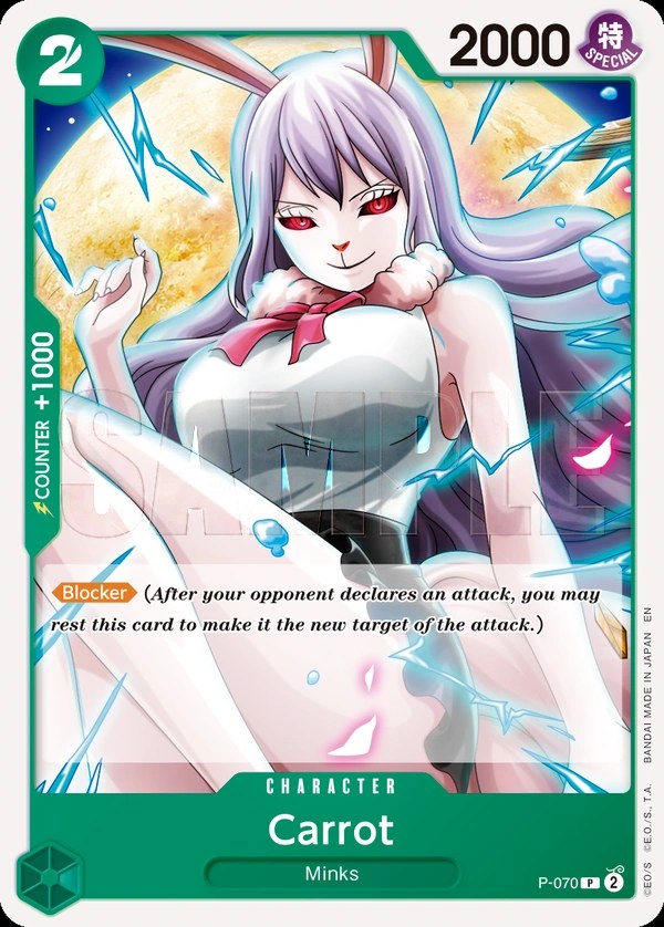 Carrot (P-070_r1) Reprint One Piece card