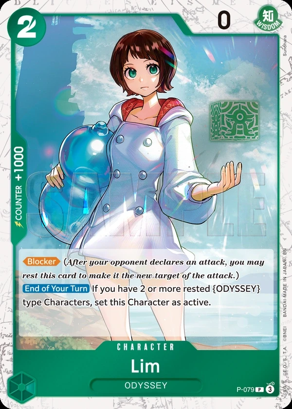 Lim (P-079_p3) Alt Art One Piece card