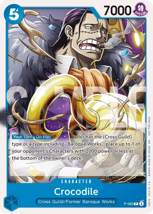 Crocodile (P-082) One Piece card
