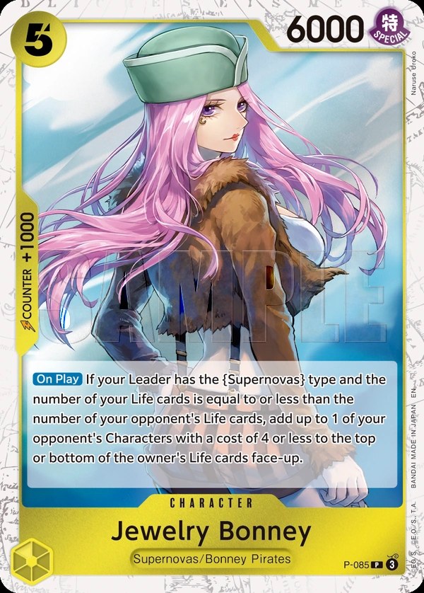 Jewelry Bonney (P-085_p3) Alt Art One Piece card