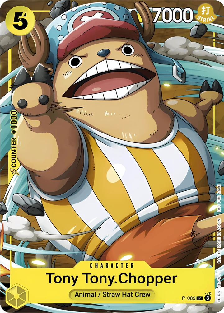 Tony Tony.Chopper (P-089) One Piece card