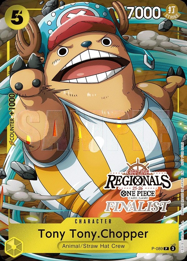 Tony Tony.Chopper (P-089_p1) Alt Art One Piece card