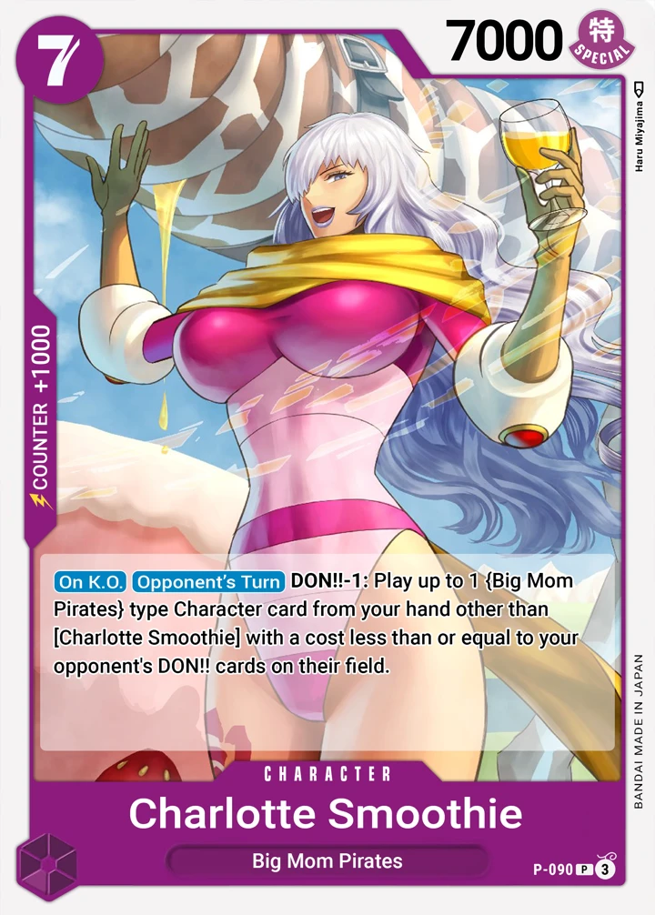 Charlotte Smoothie (P-090) One Piece card