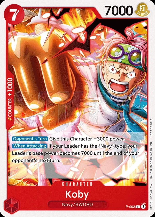 Koby (P-092_p1) Alt Art One Piece card