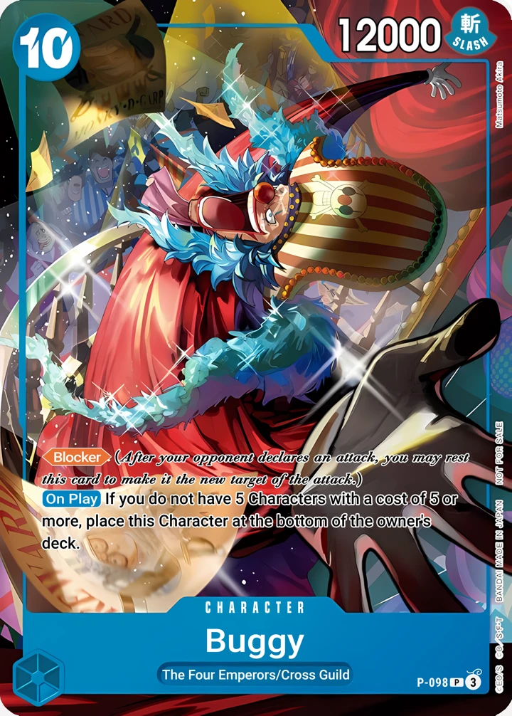 Buggy (P-098) One Piece card