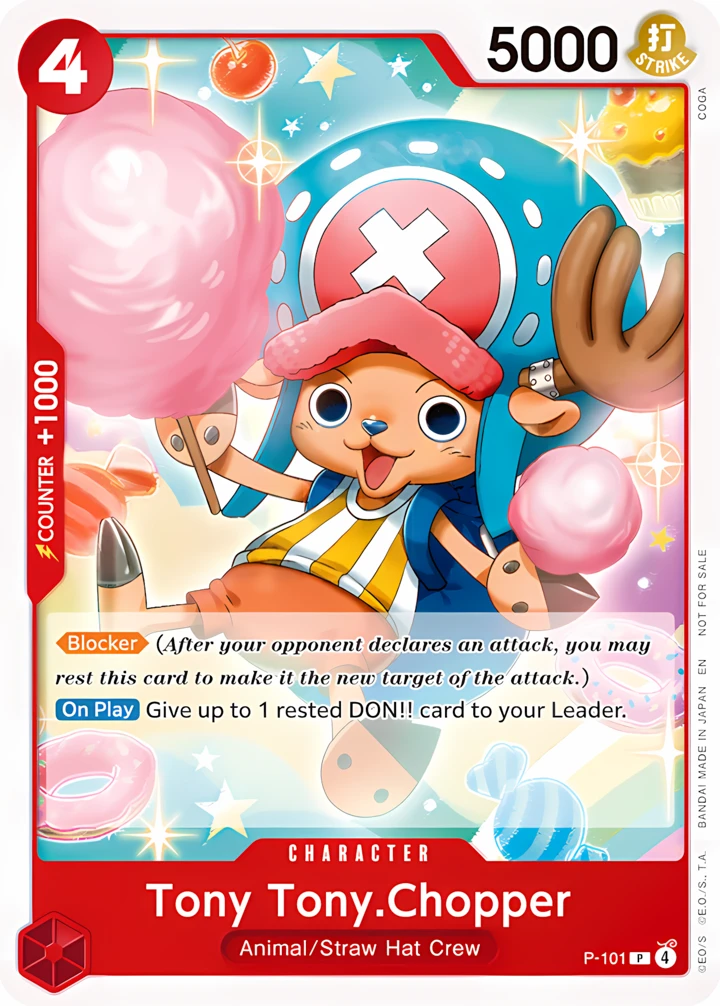 Tony Tony.Chopper (P-101) One Piece card