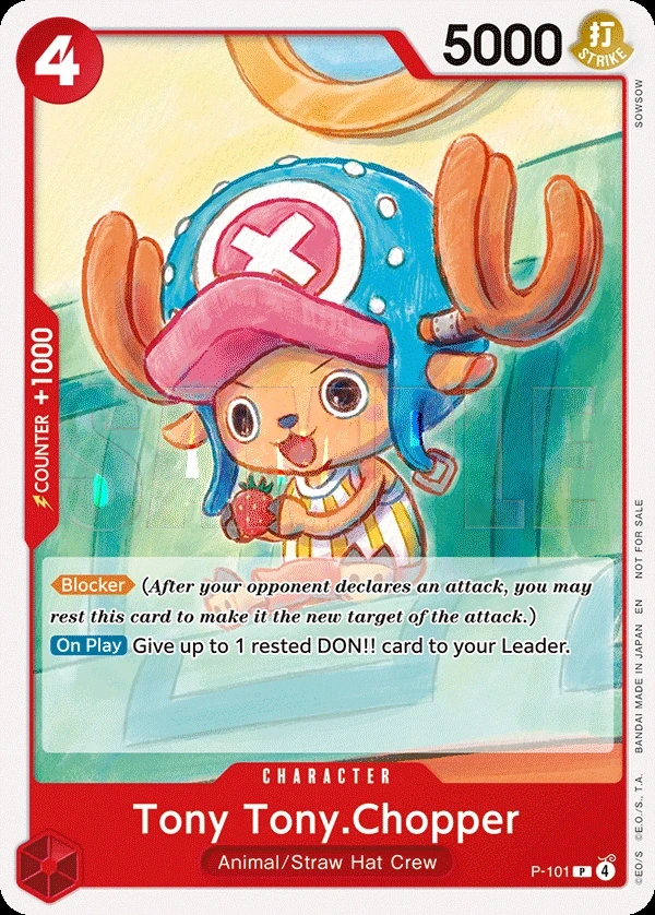 Tony Tony.Chopper (P-101_p1) Alt Art One Piece card
