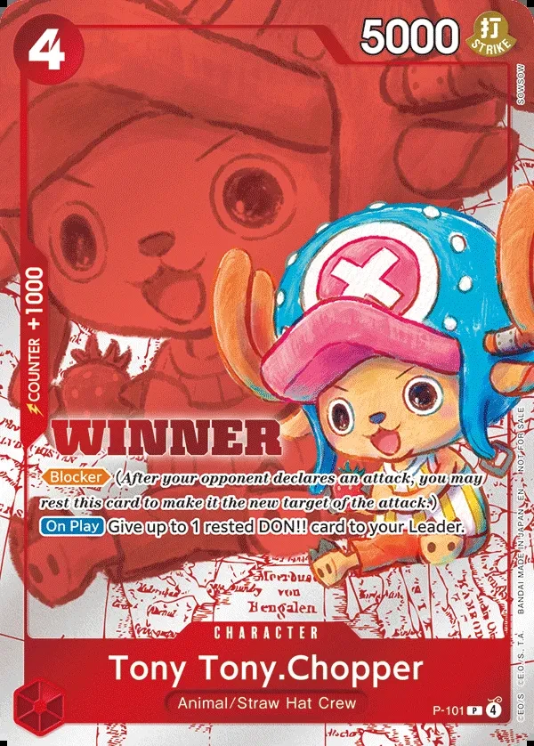 Tony Tony.Chopper (P-101_p2) Alt Art One Piece card