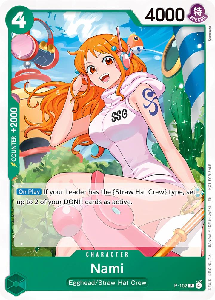 Nami (P-102) One Piece card