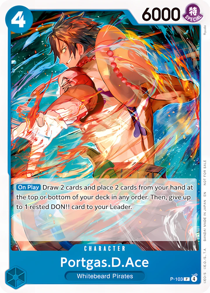 Portgas.D.Ace (P-103) One Piece card
