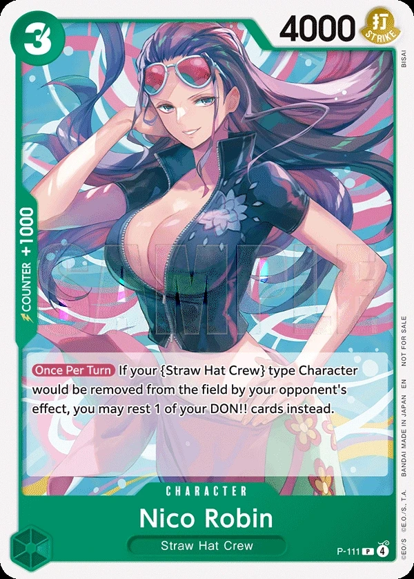 Nico Robin (P-111) One Piece card