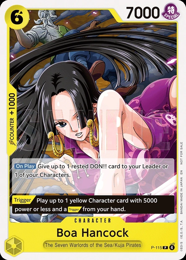 Boa Hancock (P-115) One Piece card