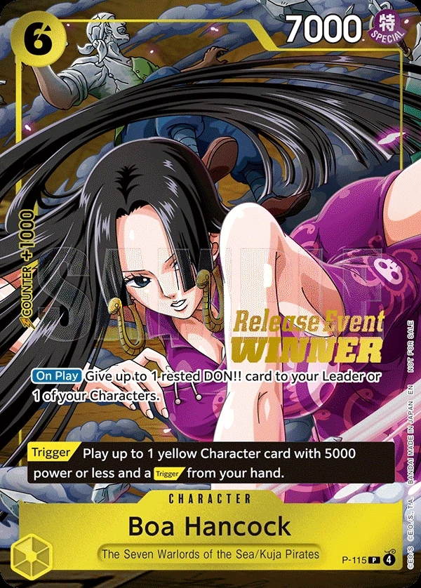 Boa Hancock (P-115_p1) Alt Art One Piece card