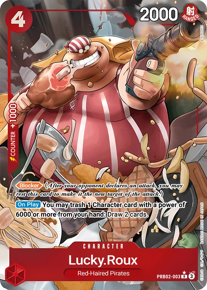 Lucky.Roux (PRB02-003_p1) Alt Art One Piece card
