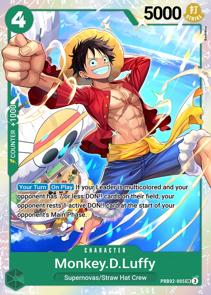 Monkey.D.Luffy (PRB02-005) One Piece card