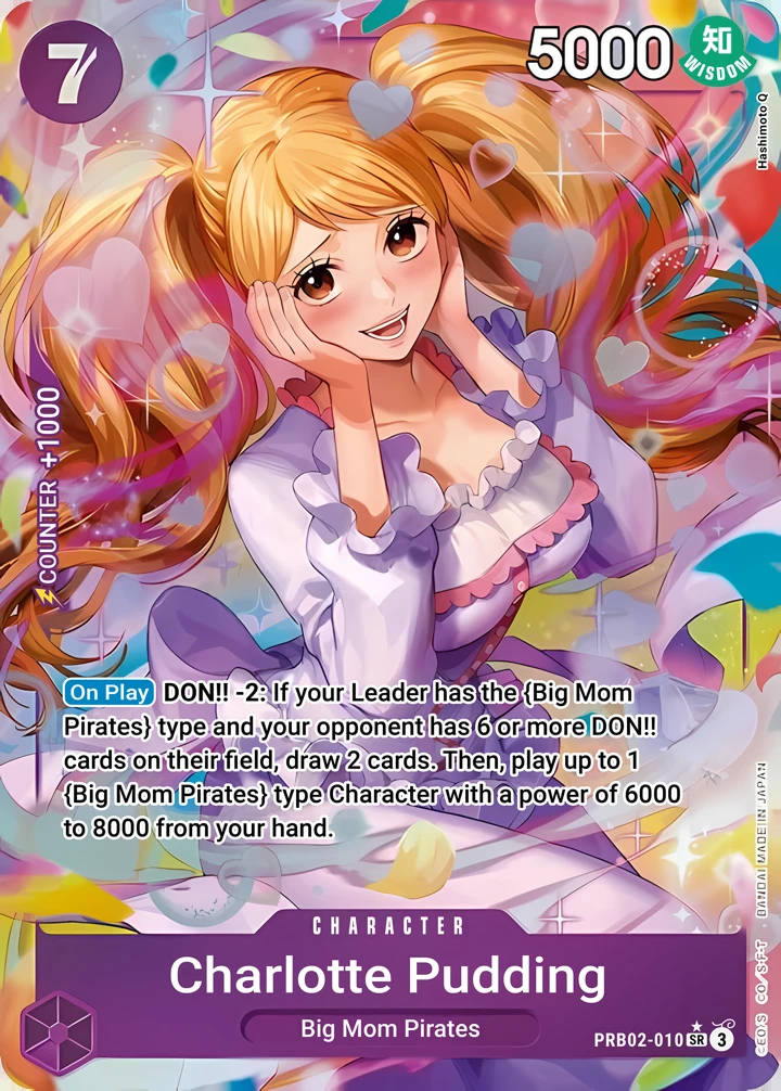 Charlotte Pudding (PRB02-010_p1) Alt Art One Piece card